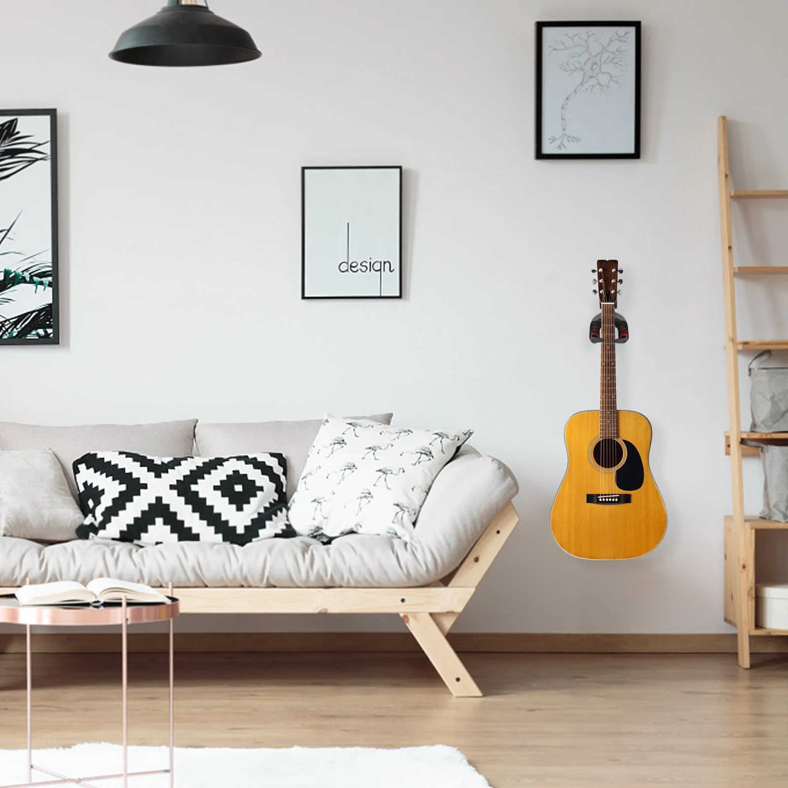 

Guitar Hook Display Rack Wall-Mounted Hooks Hanging Holding Guitars Bracket Hangers