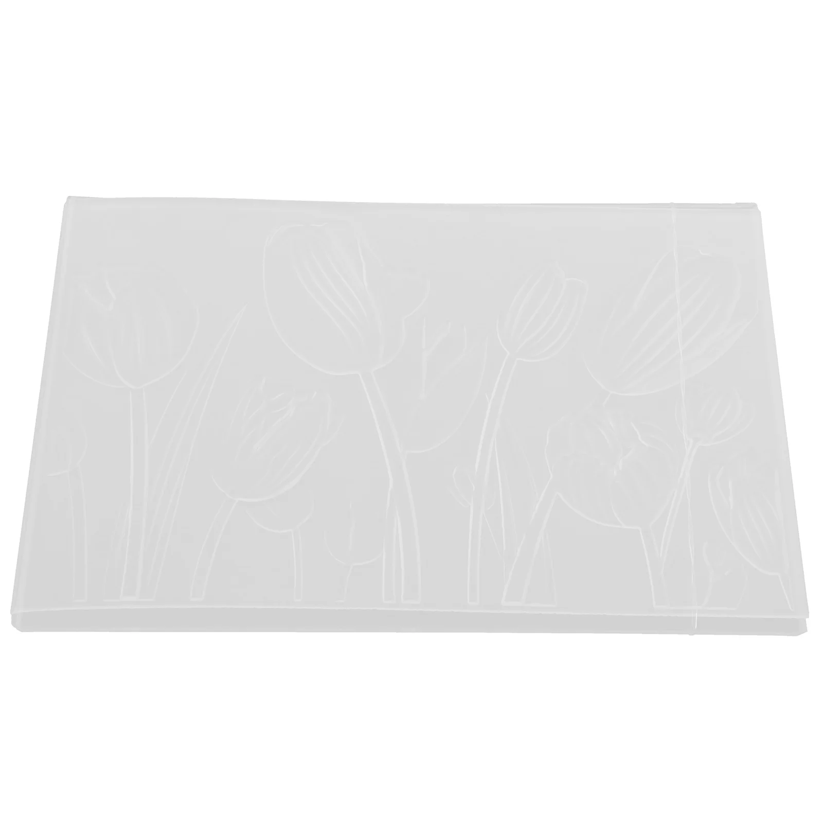 Plastic Embossing Die 3d Tulip Design Folder Scrapbooking Paper Crafts Blossom Flower Template