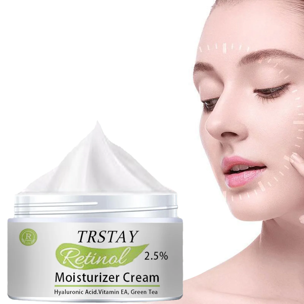 Retinol Cream Nourishing Refreshing Moisturizer Pore Reduction Facial Treatment