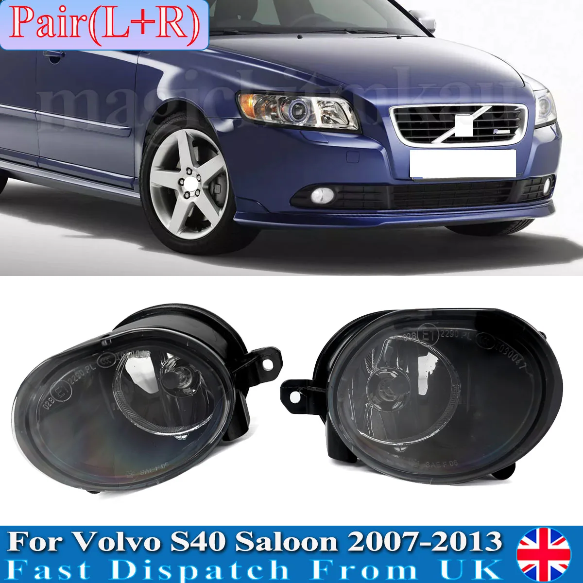 

30764930 Передний бампер Противотуманная фара дальнего света для Volvo C30 C70 S40 V50 2008 2009 2010 2011 2012 Корпус противотуманной фары 30764931