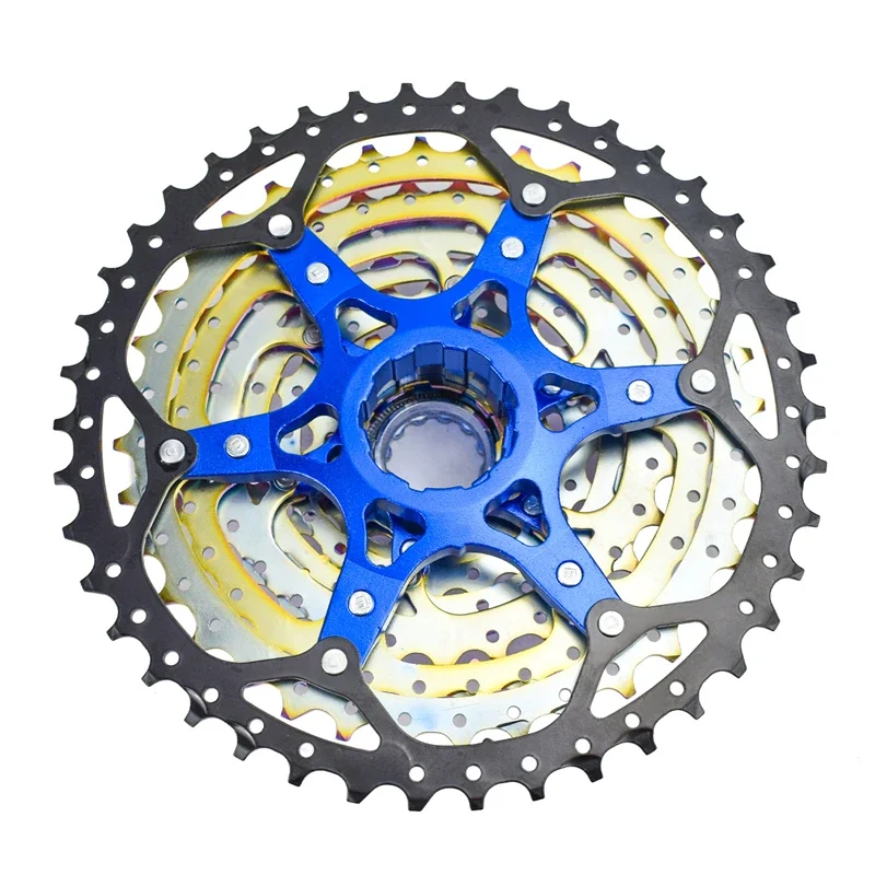 

Colorful 8 9 10 11 12 Speed MTB Cassette 40/42/50T Mountain Bike Sprocket Rainbow Bicycle Freewheel K7 Flywheel For Shimano HG