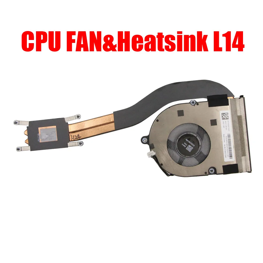 

Вентилятор процессора и радиатор для ноутбука Lenovo ThinkPad L14 (тип 20U5, 20U6) 5H40S72942 5H40S72943 GL4A5 UMA новый