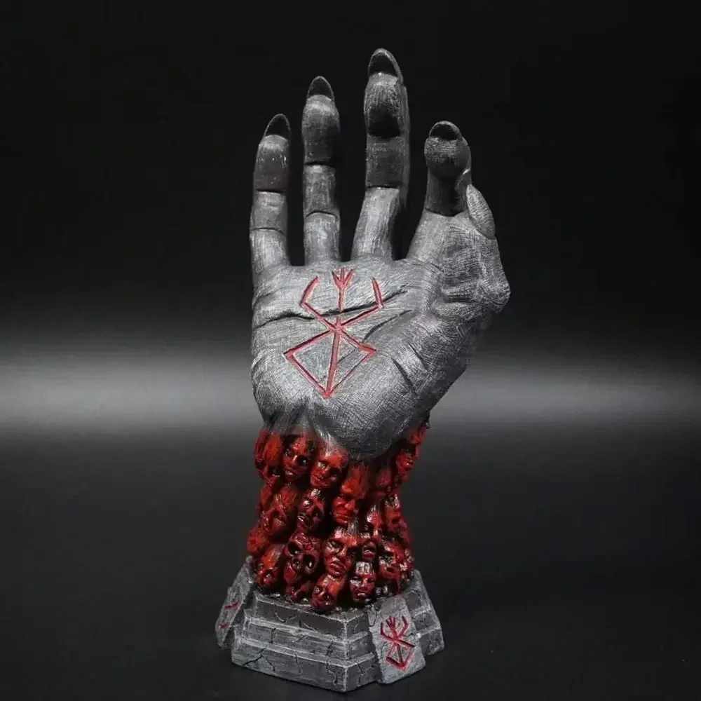 Berserk PVC اليد الشكل تمثال كول عمل تمثال نموذج جمع مكتب الديكور اللعب الهدايا ديكور المنزل الحرف اليدوية