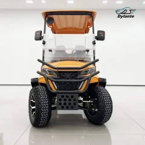 2인승 60V 72V 전기 리프트형 도로 주행 가능 골프 카트 오프로드 골프 버기 전기 클럽카 후방 화물칸 포함 판매