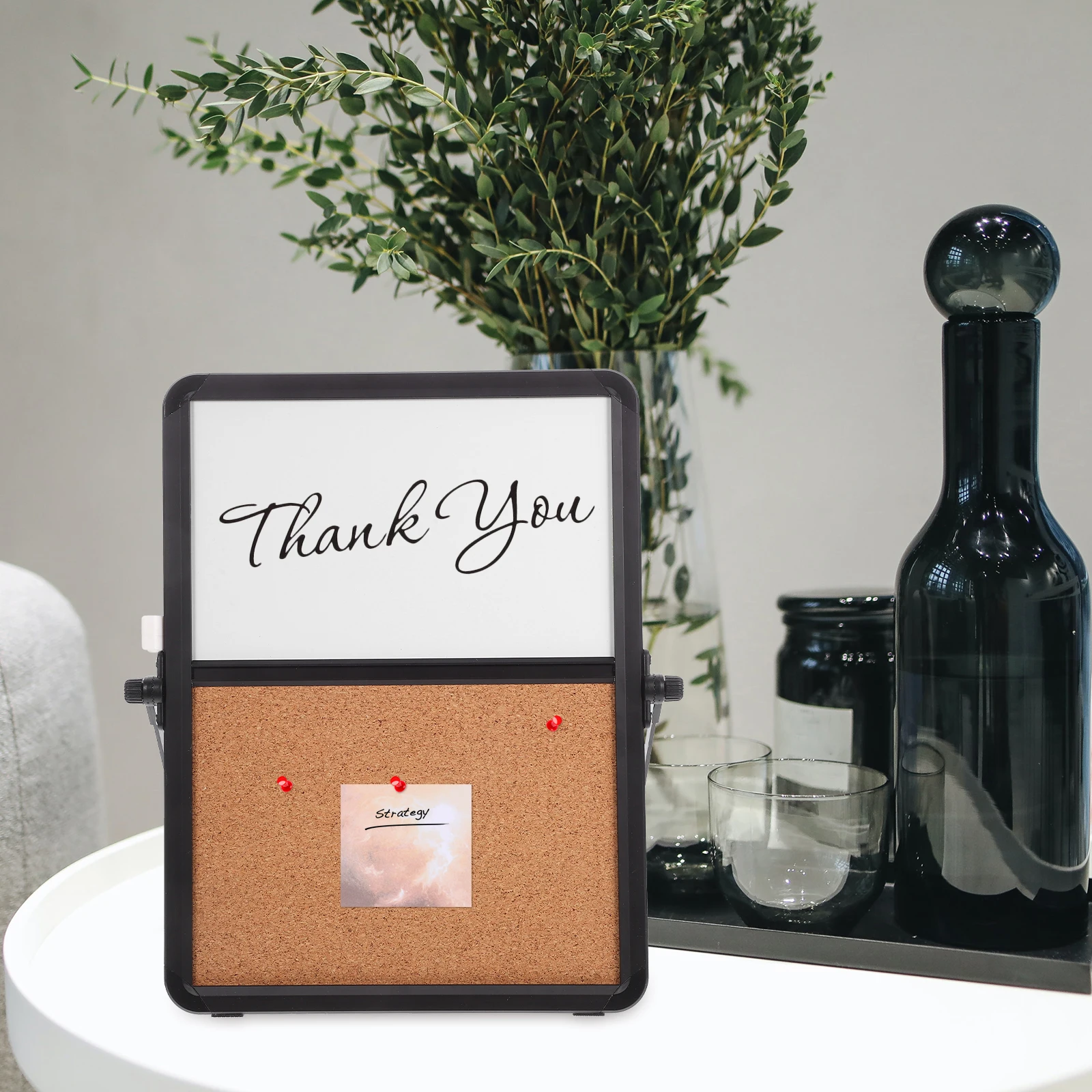 Cork Board Decorative Message Board for Home Office Store Memos Notes Information Add Beautiful Styles Practical