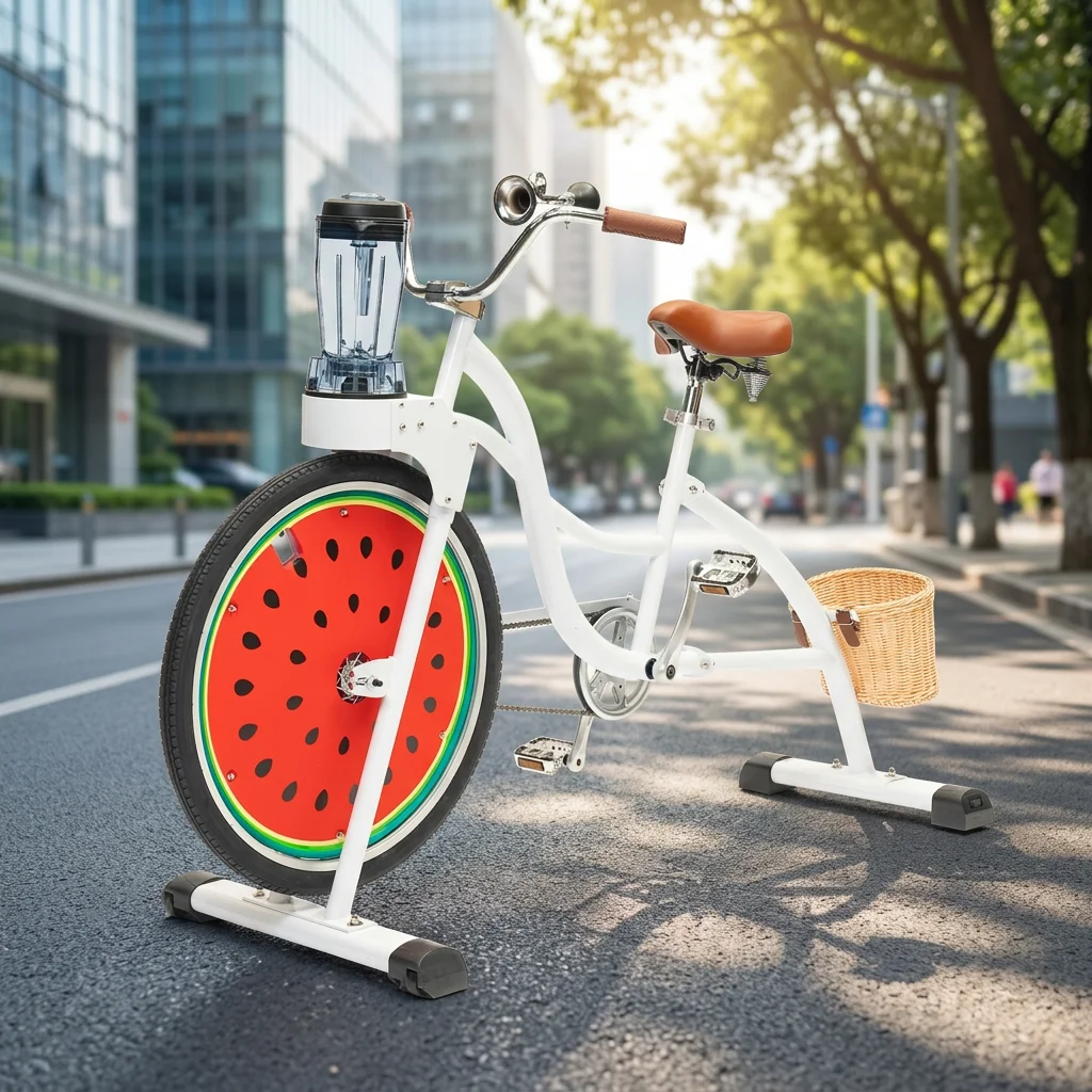 

ATV&UTVEXI Adult Pedal Powered Smoothie Bike Blender Eco-Friendly Juice Extractor for Events Parties & Fitness No Electricity Re