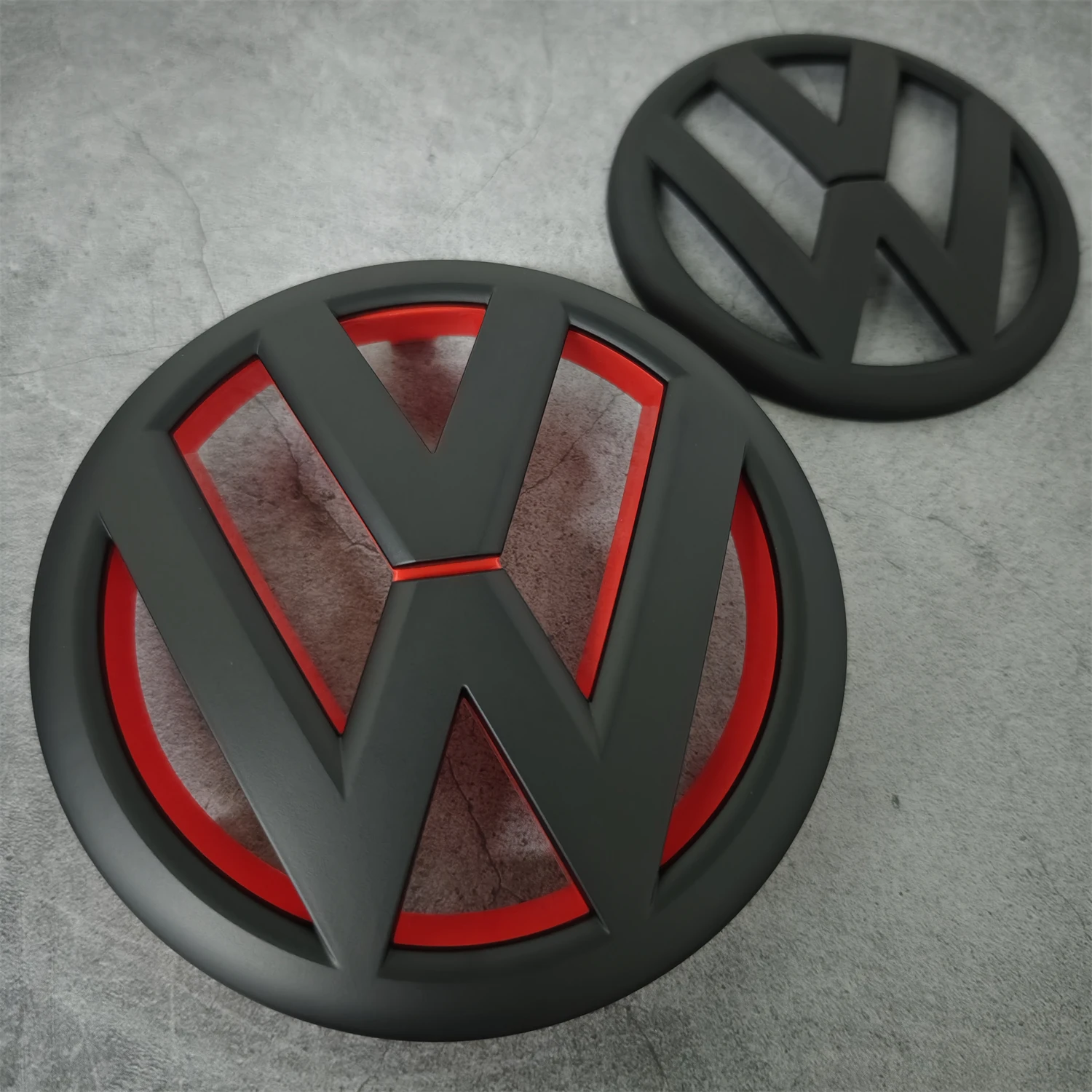 Volkswagen Replacement 135mm Front Grill Emblem or 110mm Rear Trunk Lid Car Badge for Volkswagen Golf MK6 2009 2010 2011 2012