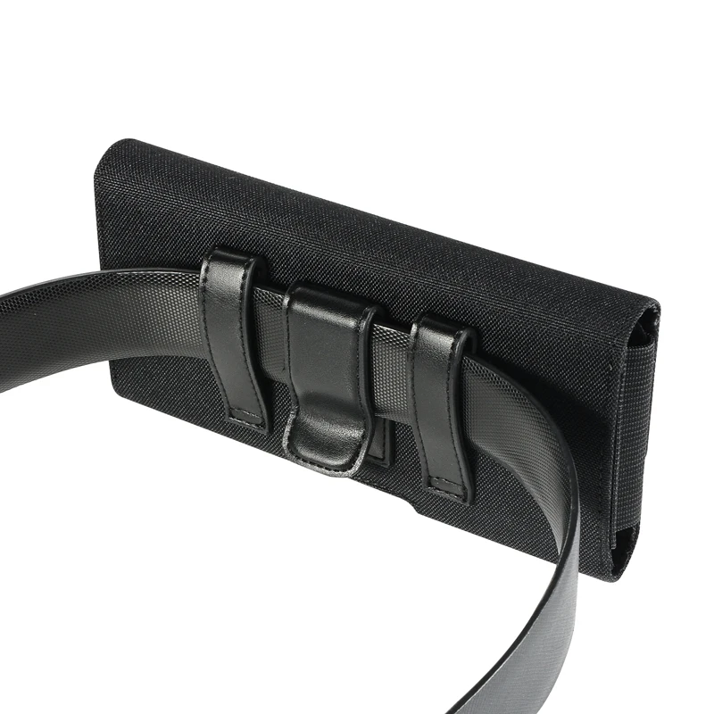 niversal Casual Phone Pouch For iPhone 17Pro 17Air 17 16 15 14 13 12 Pro Max Case Belt Clip Holster Oxford Cloth Bag Flip Cover