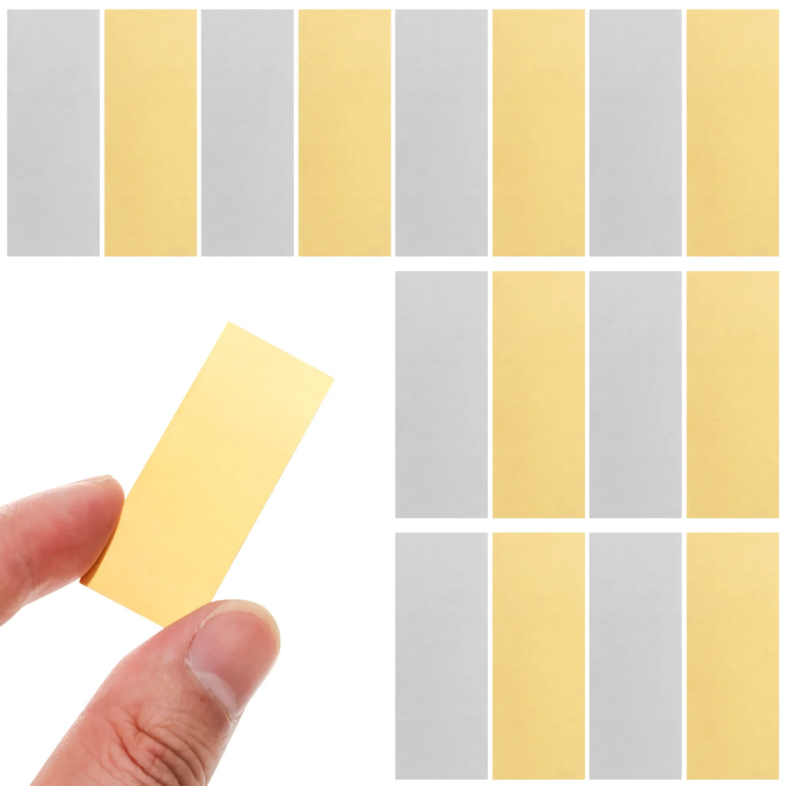 10Pairs Zinc Copper Electrode Strips Set DIY Fruit Battery Science Experiment Supplies Teaching Tools for