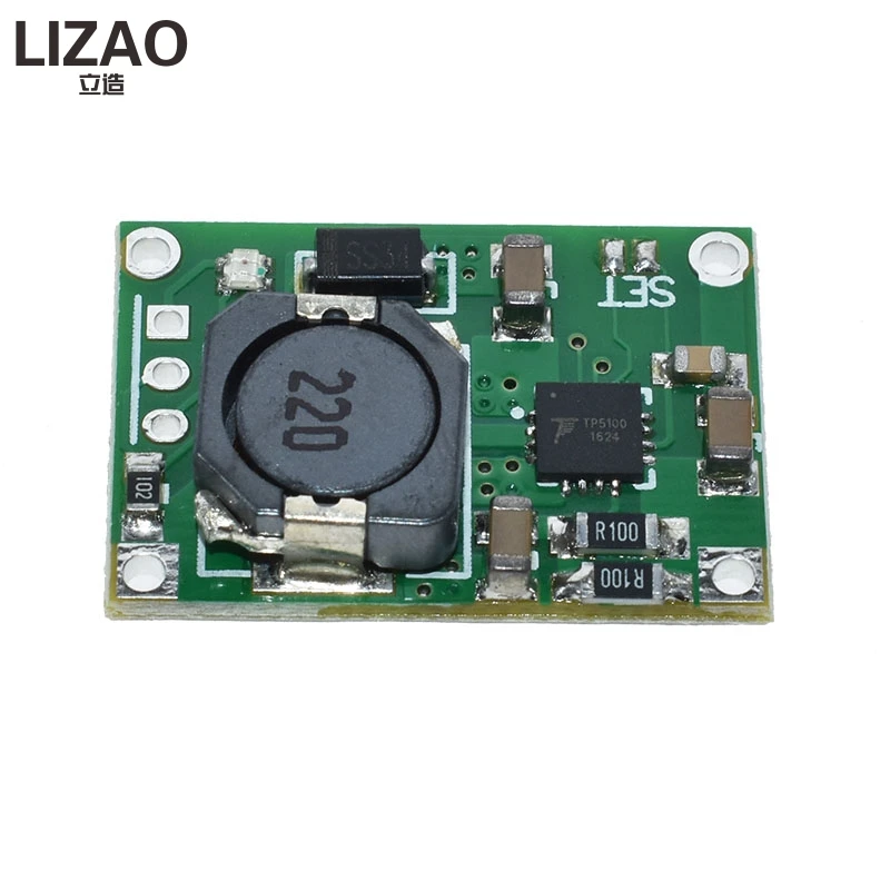 LIZAO TP5100 2A 18650 Charger Board 4.2V 8.4V Single Dual Cell Lithium Battery Charge Module for Arduino Power DIY