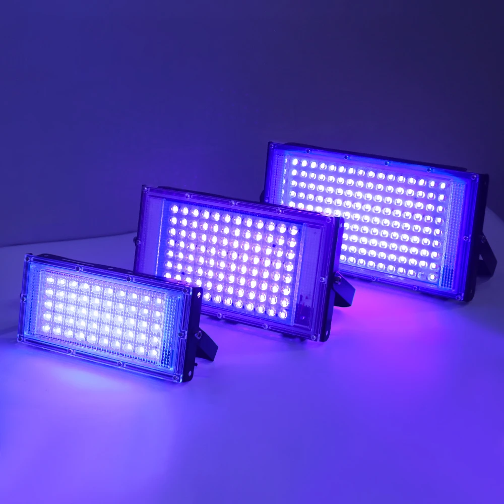 

Светодиодный сценический прожектор Синий свет Прожектор Светодиодные УФ-лампы 395 нм 400 нм USB 5 В Диско-светильники IP65 Водонепроницаемый Creat Party Атмосфера DJ