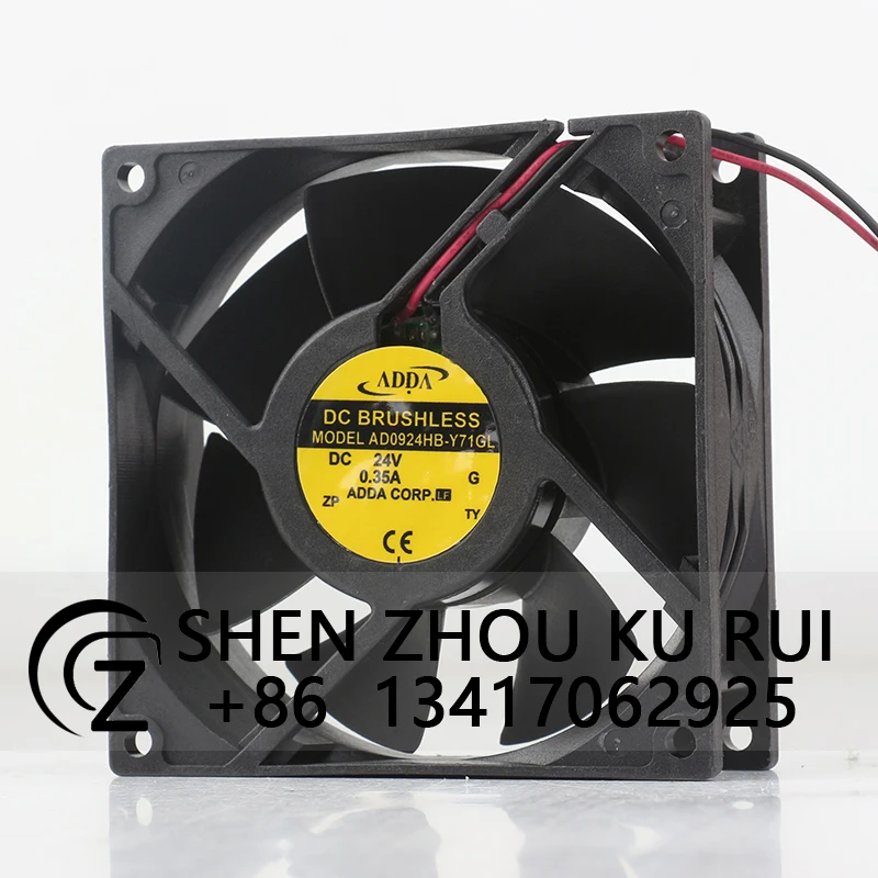 AD0924HB-Y71GL cooling fan ADDA 5V 12V 48V DC 24V 0.35A AC EC 9032 90X90X32MM 9CM High air volume inverter Axial flow dual ball
