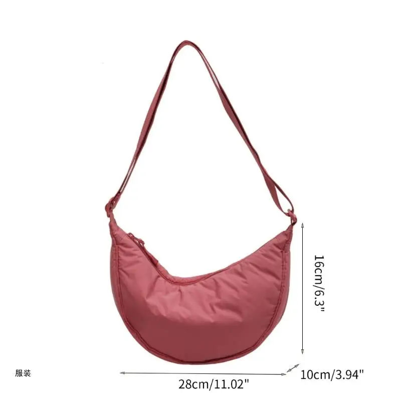 D0UD bolso cruzado Simple para mujer, bolso hombro nailon, bolso mano, bolso viaje para trabajo, informal