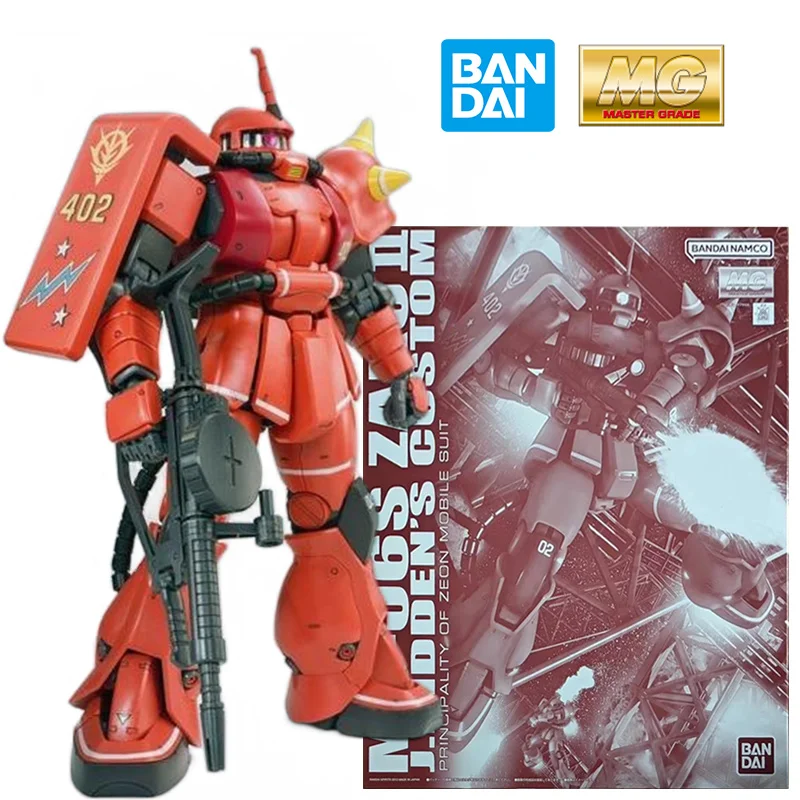 

Bandai Namco PB MG 1/100 MS-06S Johnny Ridden's Zaku II 20Cm Anime Original Action Figure Model Kit Assemble Toy Gift Collection