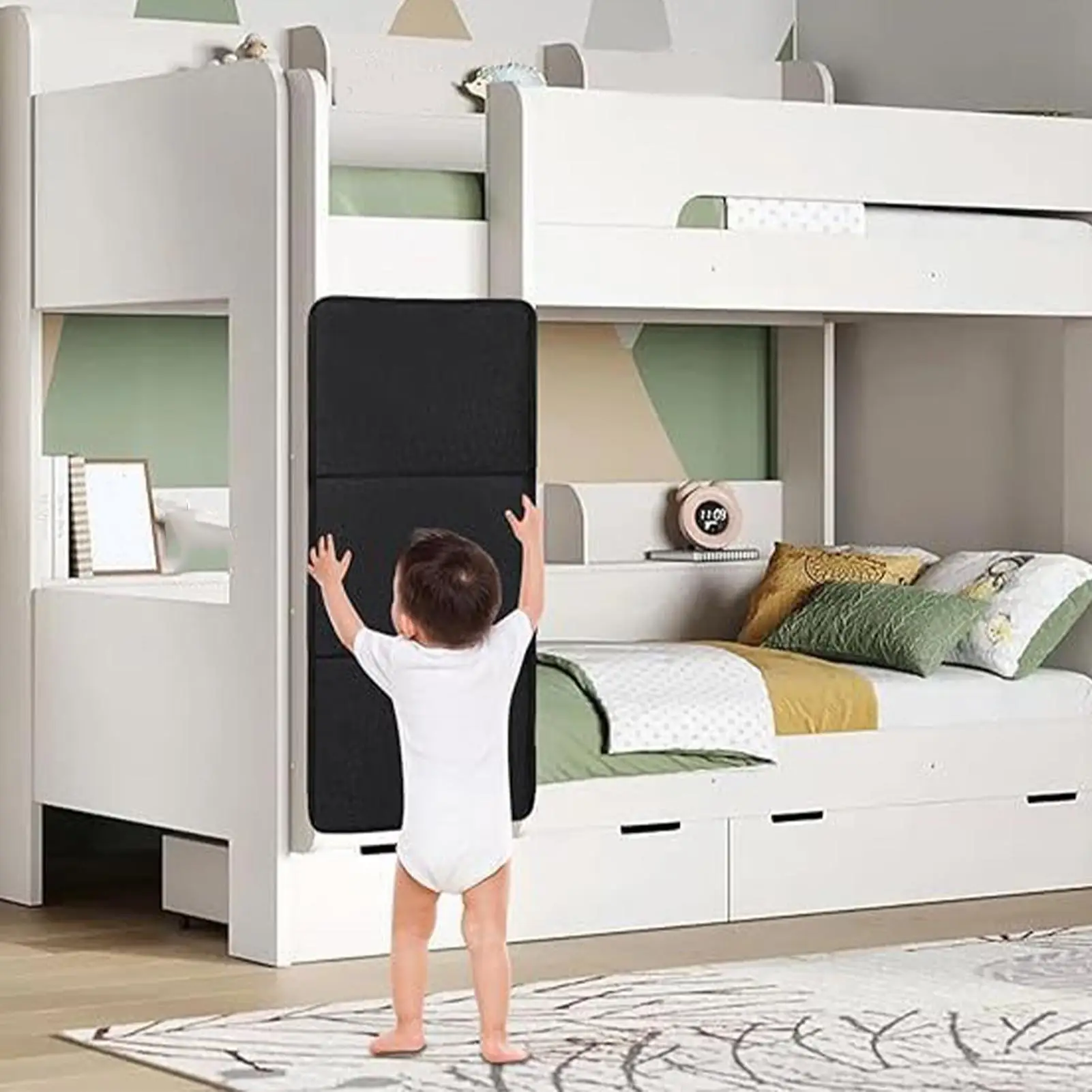 

Двухъярусная кровать, защита для лестницы, детская площадка, замок для лестницы, чтобы предотвратить утопление, складные аксессуары для безопасности детей для лестниц на чердаке