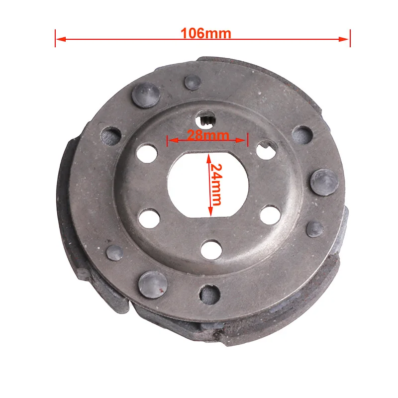 Clutch Shoe Clutch Pate For GY6 49cc 50cc 80cc 100cc 139QMB 139QMA Engine Scooter Moped ATV Go Kart Quad - Image 4