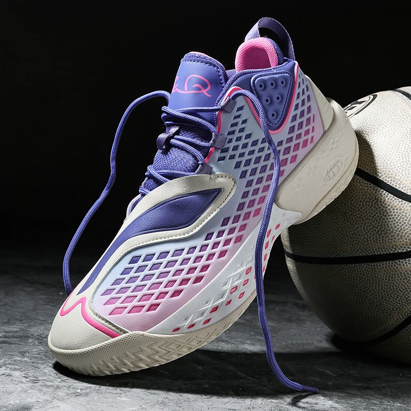 

2025 New Style Luminescent Basketball Shoes Teens - Anti-Slip Wear-Resistant Grippy Fashion Trendy Casual Sports Sneakers