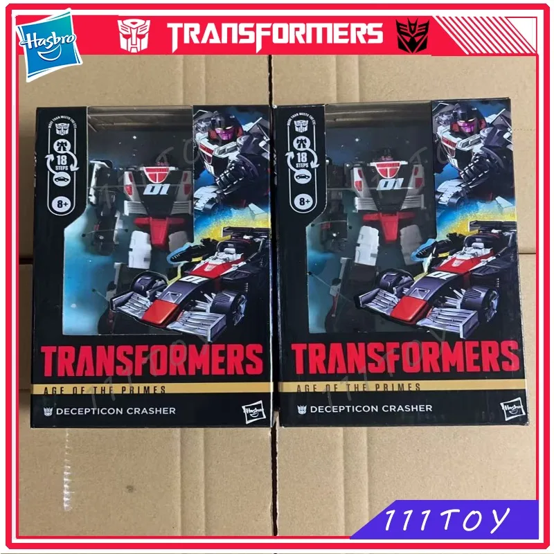 ของเล่น Hasbro Transformers Classic รุ่น Age Of The Primes Deluxe Class Decepticon Crasher ของเล่นหุ่นยนต์สะสม ของขวัญ งานอดิเรก มีสินค้าในสต็อก