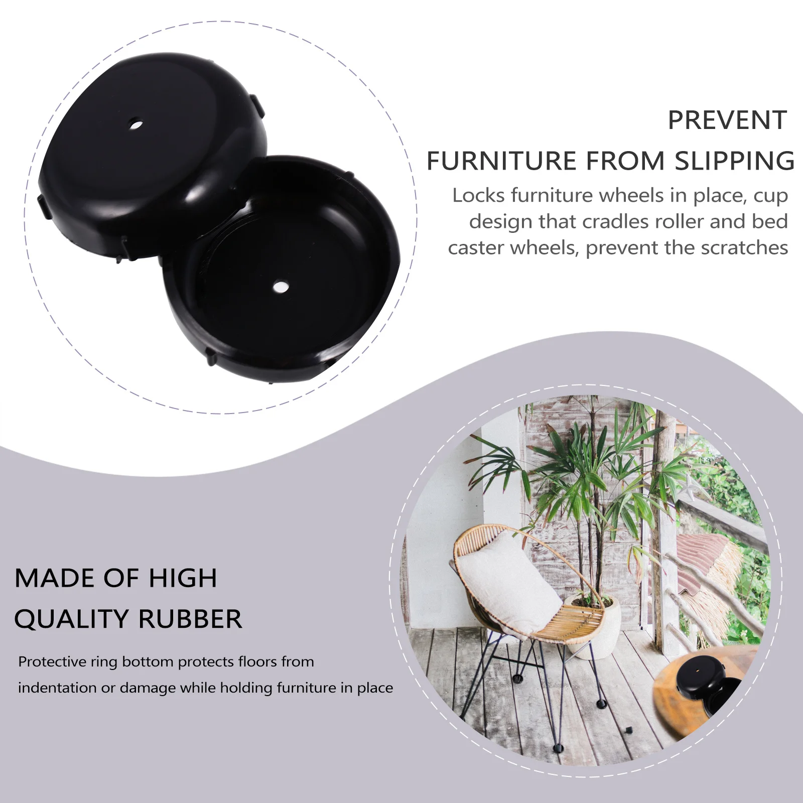 

16 pcs Table Chair Feet Covers Black Nonslip Durable Floor Protectors For Home Office Furniture Legs Practical Plastic Caps