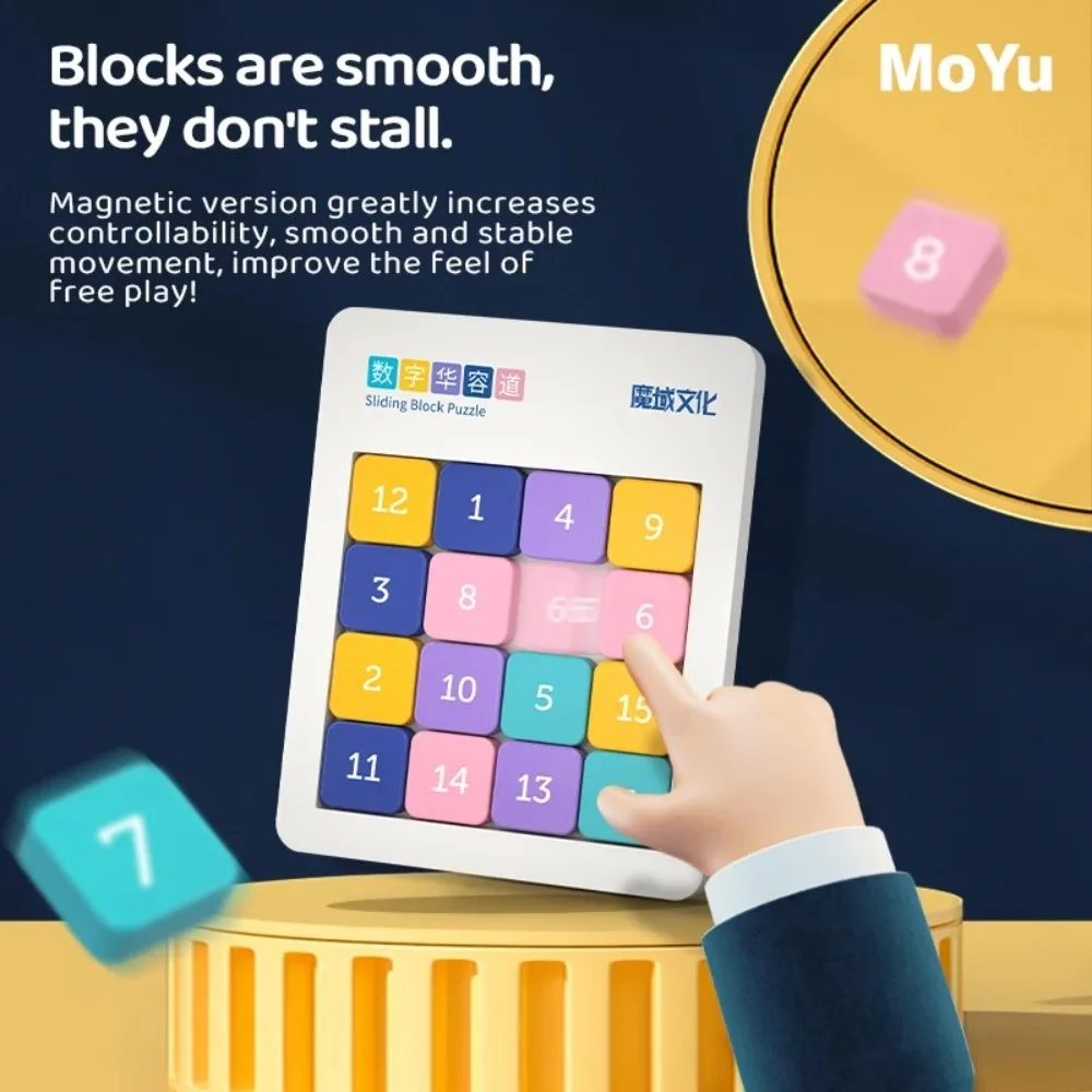 Digital Slide Magnetic Puzzle Puzzle Toys Educational Toys Educational Kids Toy Sliding Block Puzzle Number Sliding Puzzle Game