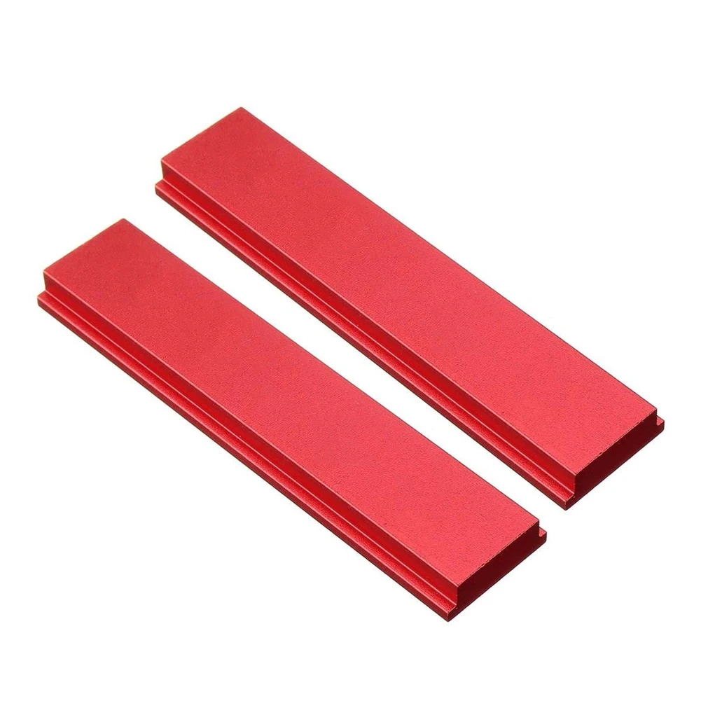 Aluminum Alloy TTrack Slider 2Pack for Woodworking Tables Table Saws Milling Tables and Drill Press Accessories