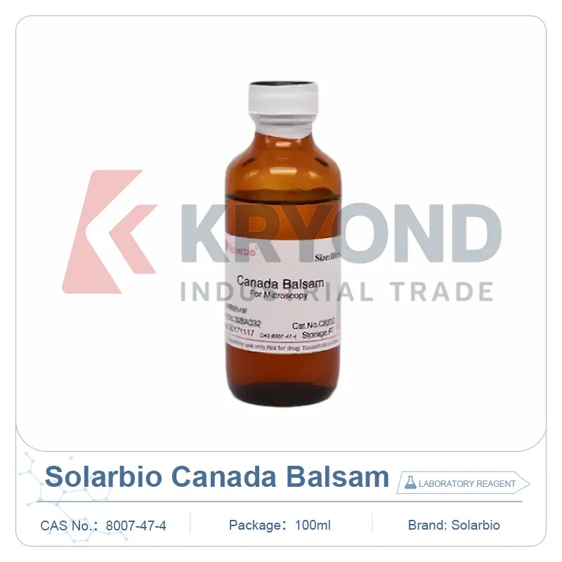 Solarbio C8300 Canada Balsam CAS 8007-47-4 Mounting Medium Microscope Slide Preparation Lab Research 100ml Liquid Sample Grade Q