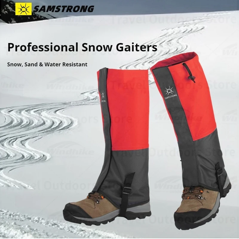 SAMSTRONG Waterproof Leg Gaiter Outdoor Sports Snow Cover Skiing Sandproof Sandproof Hiking Sand Prevention Leg Cover Breathable