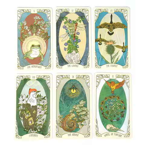 The Classic Forager's Daughter Tarot Cards Deck Mysterious Board Game Fortune Telling Witchy Beginner Tarot Learning Tarot Cards