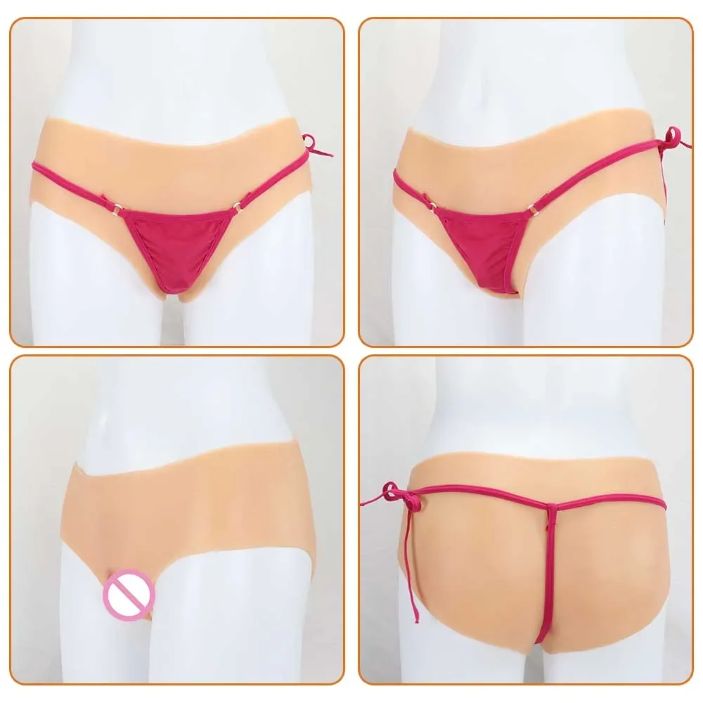 Silicone Breast Realistic Fake Boobs Transgender Tits Artificial Man To Woman Crossdressing Female False Vagina Body Suit pussy