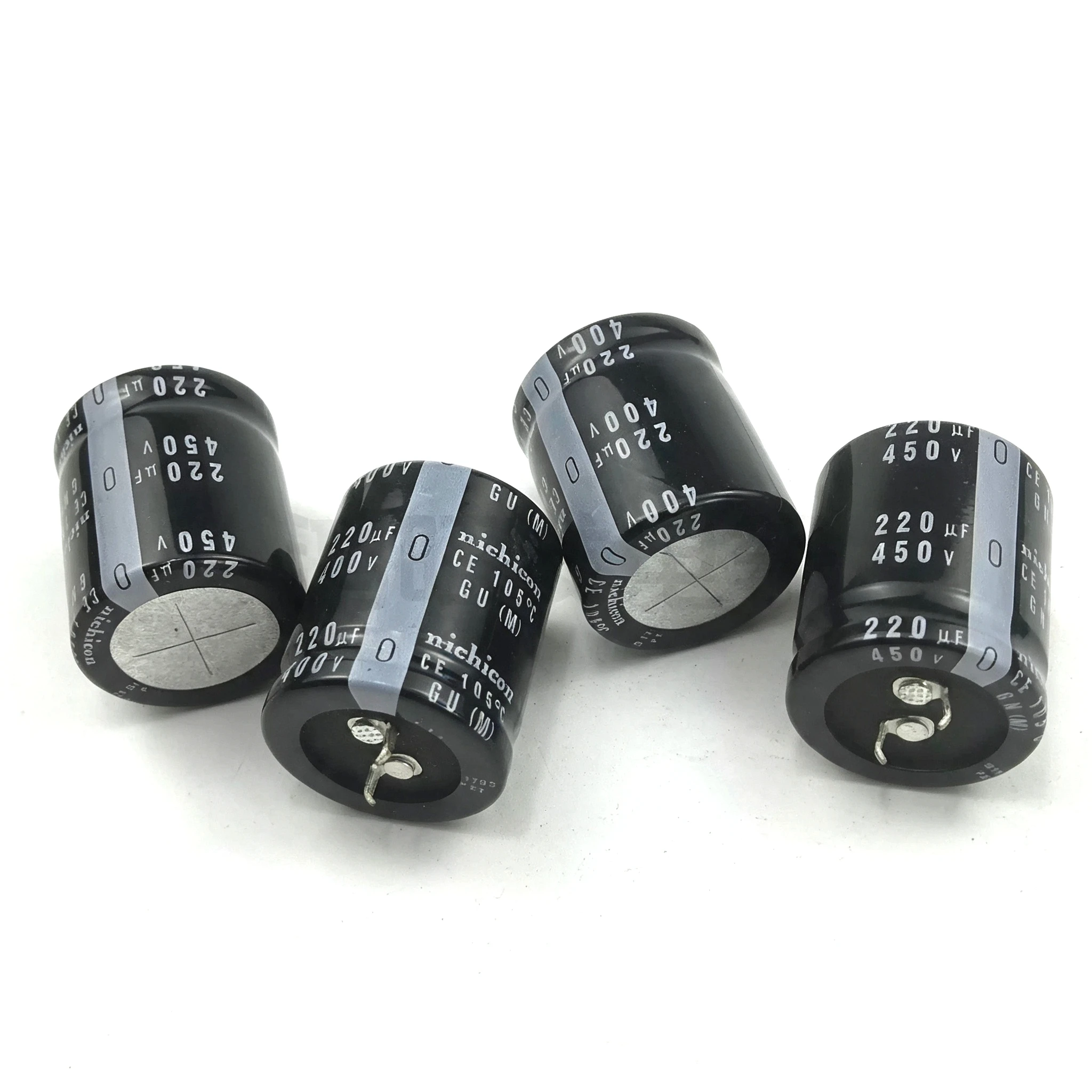 2pcs 400v220uf 22x40 22x45 22x50 25x30 25x35 25x40 25x45 30x25 30x30 30x35 Aluminum Electrolytic capacitor 450V220UF nichicon