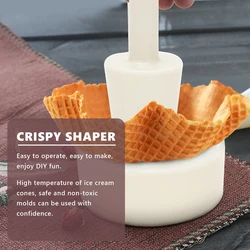 3Pcs Roller Waffle DIY Tools Ice Cream Cone Mold Pastry Roll Angle Mold Baking Mold Kitchen Dessert Tools Crispy Shaper Conical