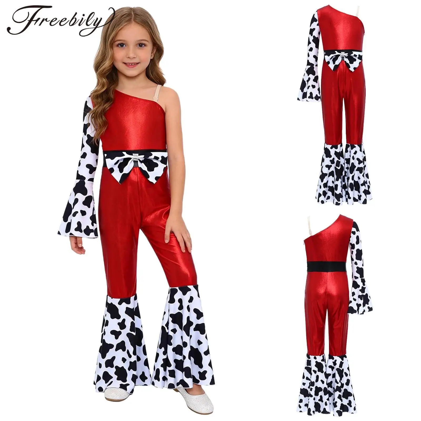 Pantalones Acampanados para Niñas, Rompers Hippies para Fiestas, Disfraces de Vaquera del Oeste, Mono de Vaquera, Disfraz Festivo de Vaquera para Niñas
