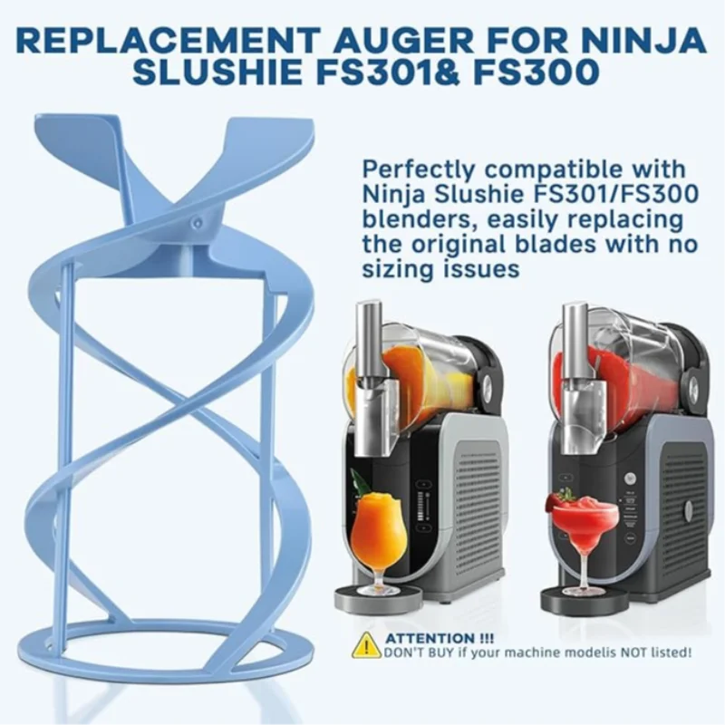 Replacement Auger for Ninja Slushie FS301/ FS300 Frozen Drink Machine Replacement Accessories integrated casting Replacements