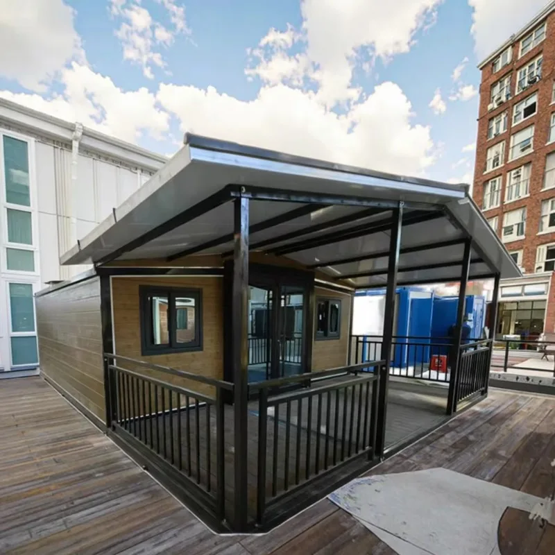 منزل حاوية جاهز 20 قدم 40 قدم منازل صغيرة متحركة جودة متينة حديثة قابلة للتوسيع لغرف المعيشة 2 3 غرف نوم