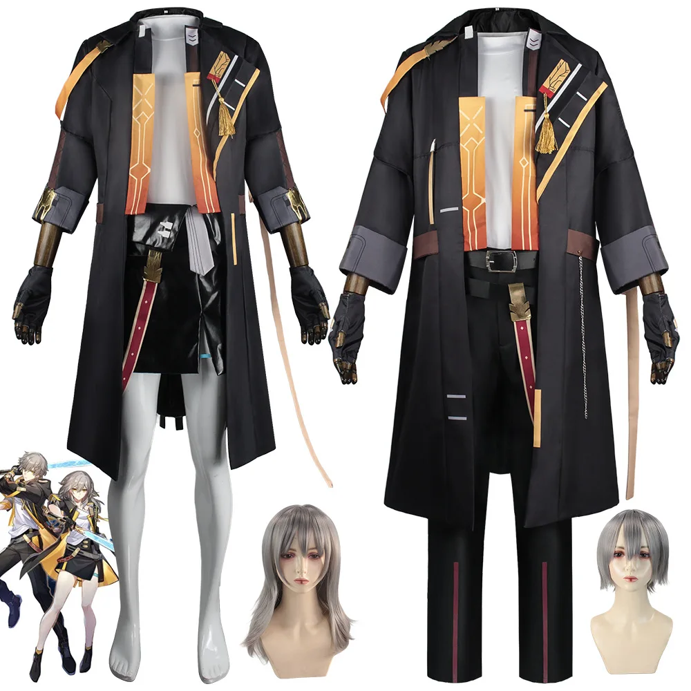 

Game Trailblazer Cosplay Costume Anime Honkai Star Rail Halloween Carnival Uniform Wig Costumes Men Women Game Character Outfits