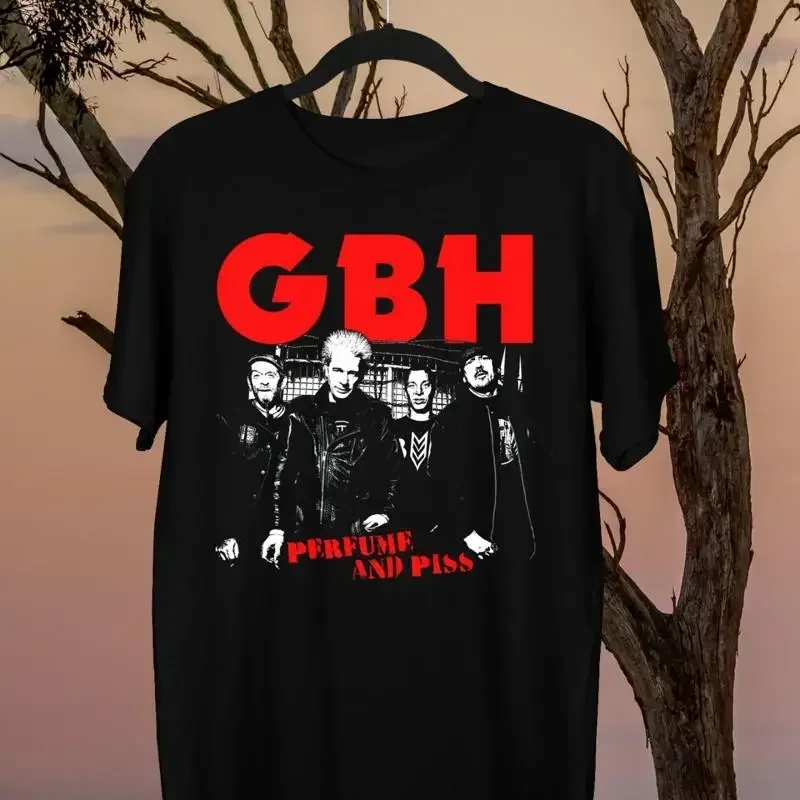 New Perfume And Piss Of Charged GBH Cotton Black All Size T Shirt JU200