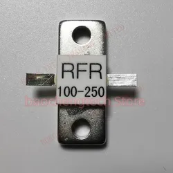 250 WATT 100 Ohm RESISTOR MONTAGEM EM Flange 250 WATT 100 Ohm Berilium Oksida RFR 100-250