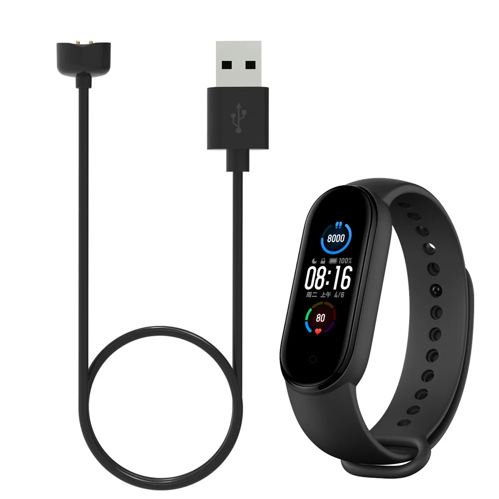 USB Watch Charging Cable Portable Charging Cord Magnetic Power Cable Compatible For Fitness Tracker 5/6/7/5NFC/6NFC