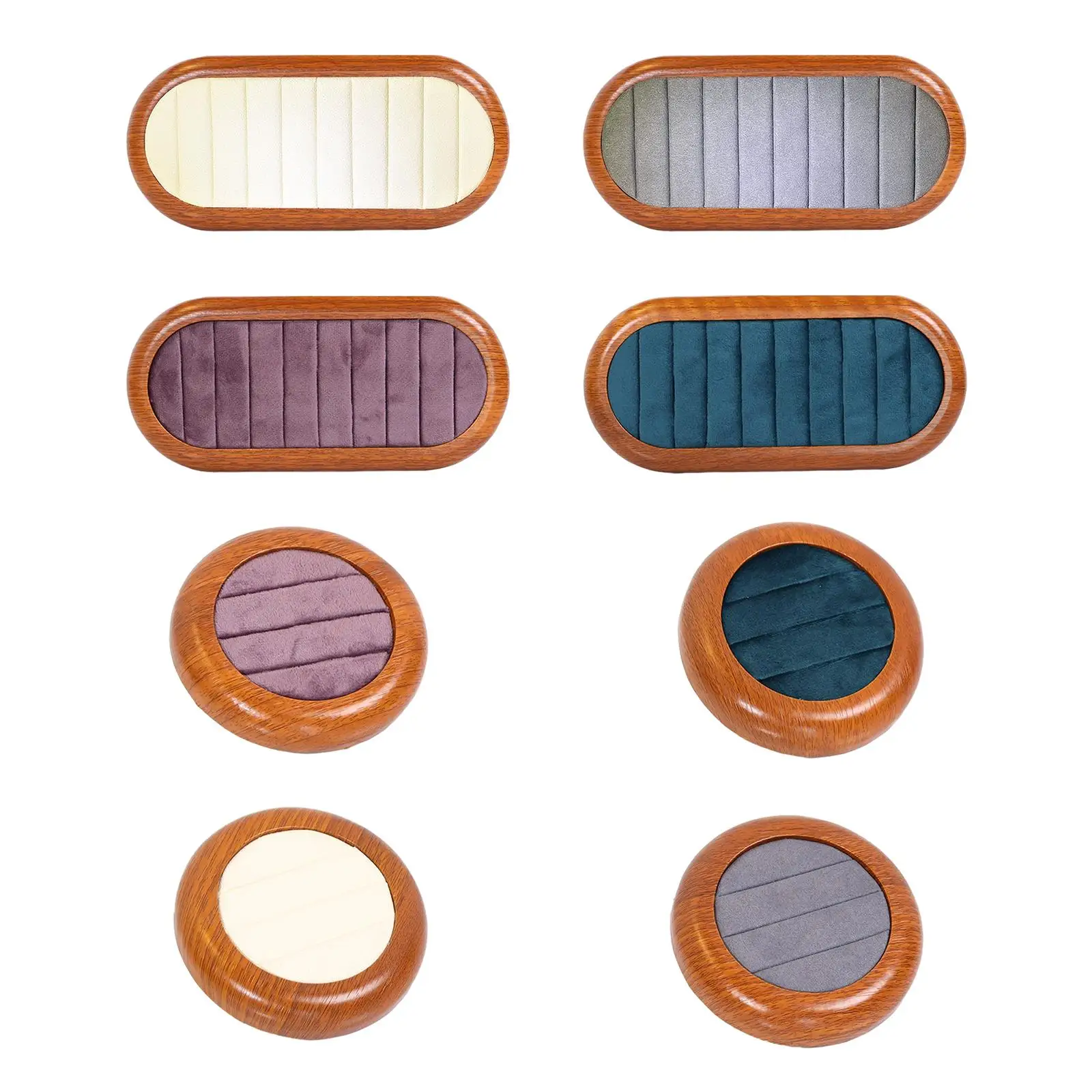 Jewelry Organizer Tray Women Multifunction Tabletop Ring Storage Tray Jewelry Organizer for Shopping Mall Live Broadcast Props