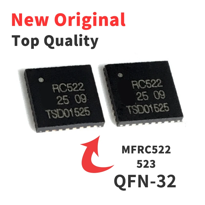 1 Piece MFRC522 RC522 QFN32 523 POS Machine Commonly Used Non-contact Reading And Writing Chip IC Brand New Original