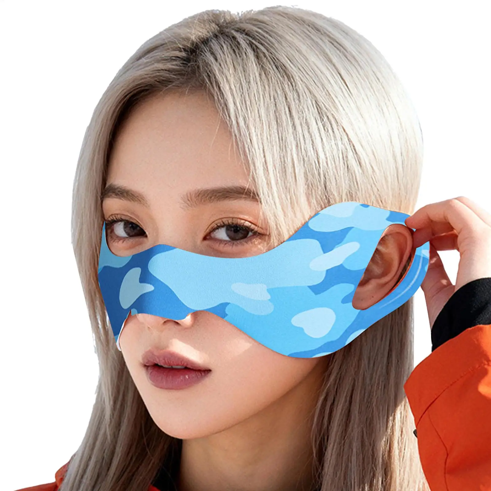 

Зимняя маска для активного отдыха, мягкая термозащитная маска для мужчин, маски для взрослых для сноубординга, накладки на нос, лицевые патчи