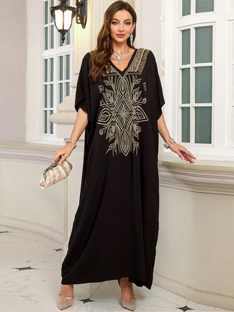 

Summer Cover Ups Women Swimsuit Half Sleeve Robes Bathing Suit 2026 New Embroidery Beach Holiday Maxi Dresses Cover-Up