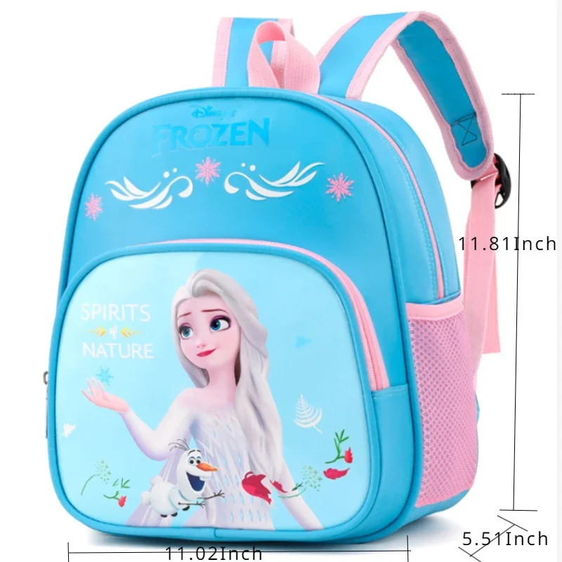 Disney Elsa Princess Children\'s Backpack  Boy Girl Cute Mini Shoulder Bags Anime Kid Crossbody Zipper Wasit Bag