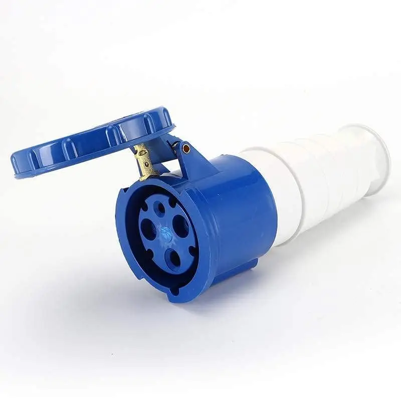 IEC60309 Waterproof CEE Industrial Connector Socket 3Pin 125A 220V-250V 2P+E IP67