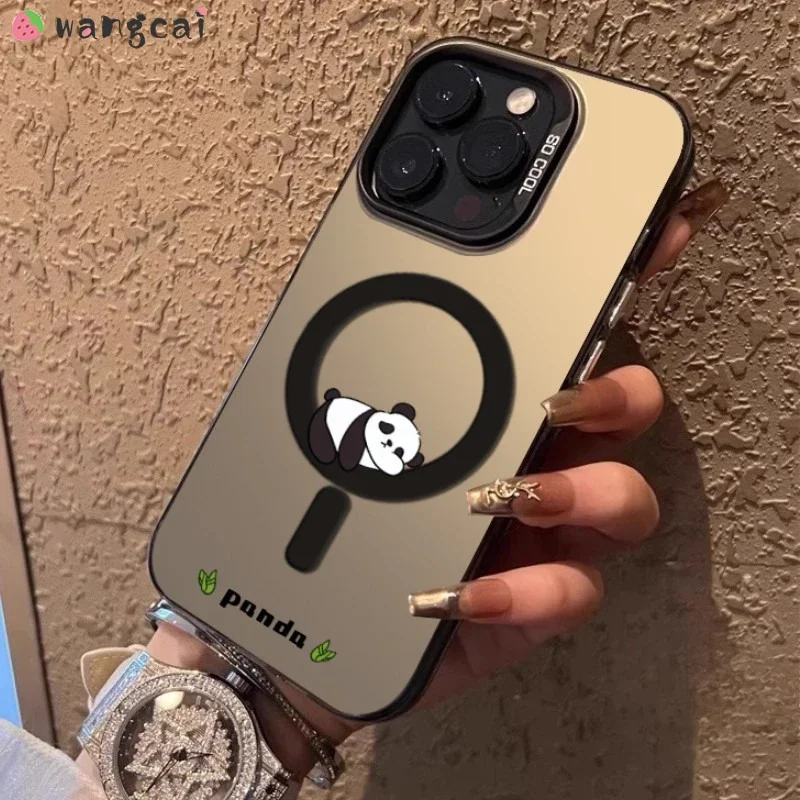 For infinix Note 40 30 Pro 12 Hot 40 Pro 40i 30 10 11 9 Play Zero 30 4G Phone Case Cute Panda Pattern Personality Soft Cover