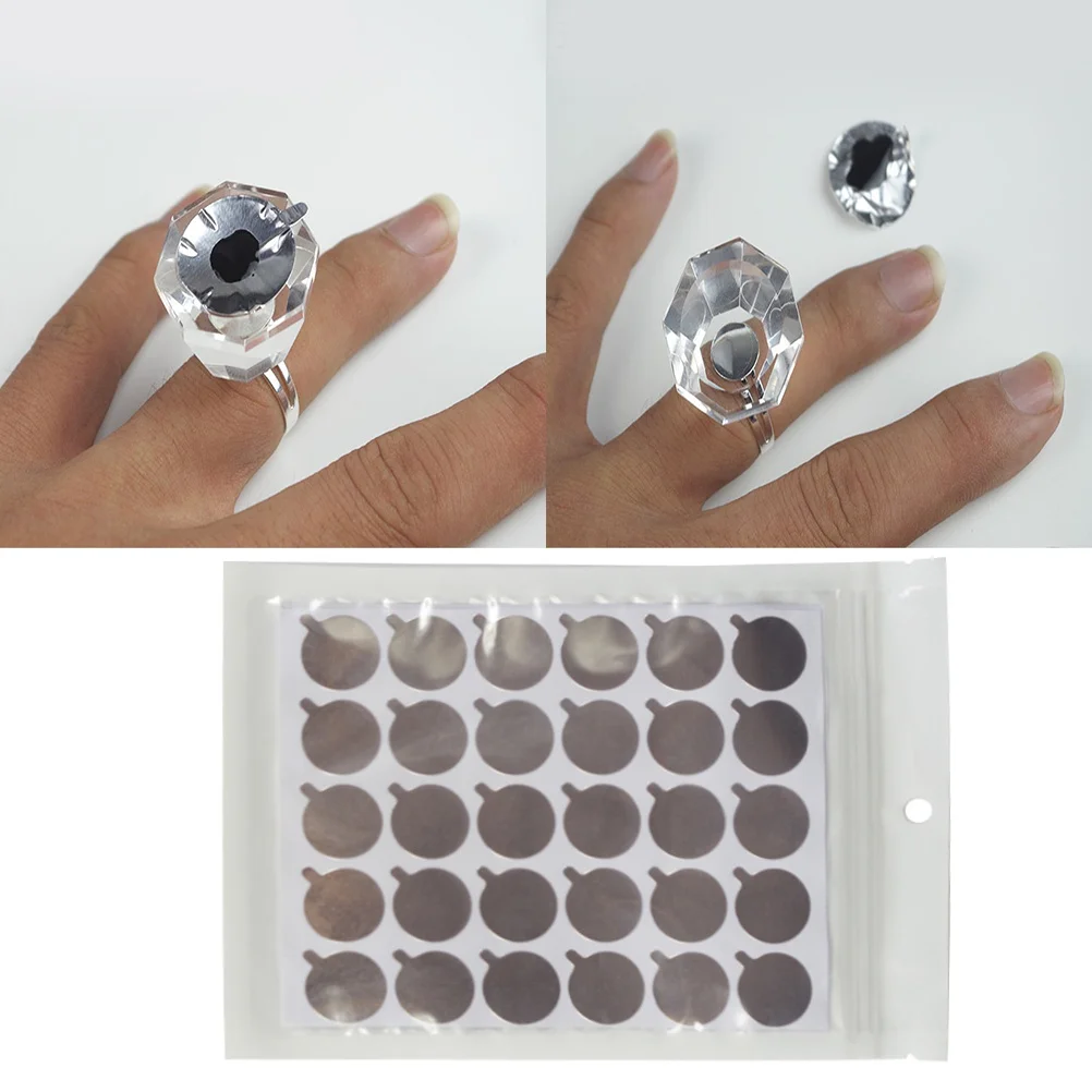 300 個まつげ接着剤ガスケットステッカー変動まつげ分離アンチスティックツールメイクアップアクセサリーエクステンション接着剤