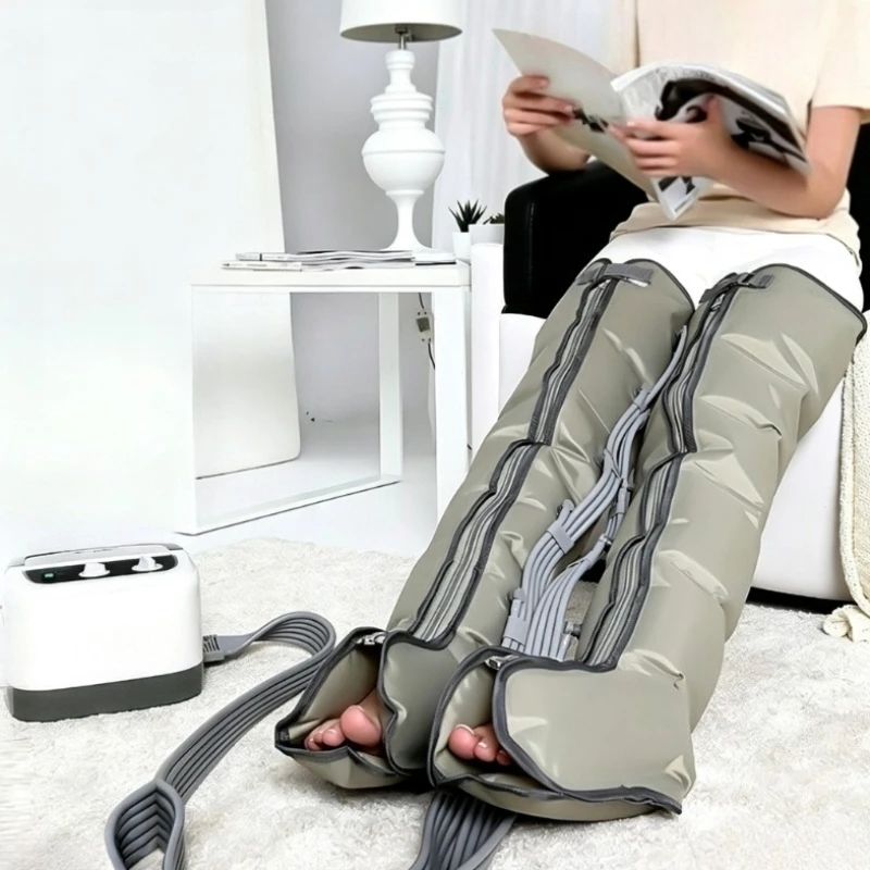 6 Rooms Compression Boots Leg Massager Professional Adjustable Presotherapy Boots for Full Legs Relaxation Treatment Equipment