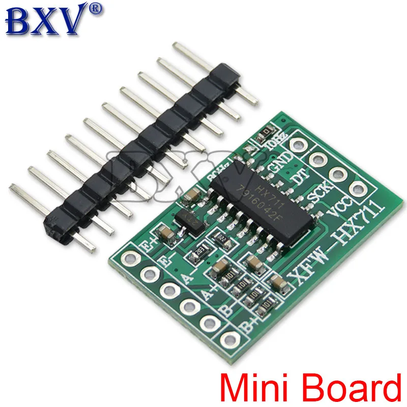 WAVTZT Board HX711 Weighing Sensor Module AD Weight Pressure Sensor Mini Standard Dual-Channel Dedicated 24-bit Precision Module