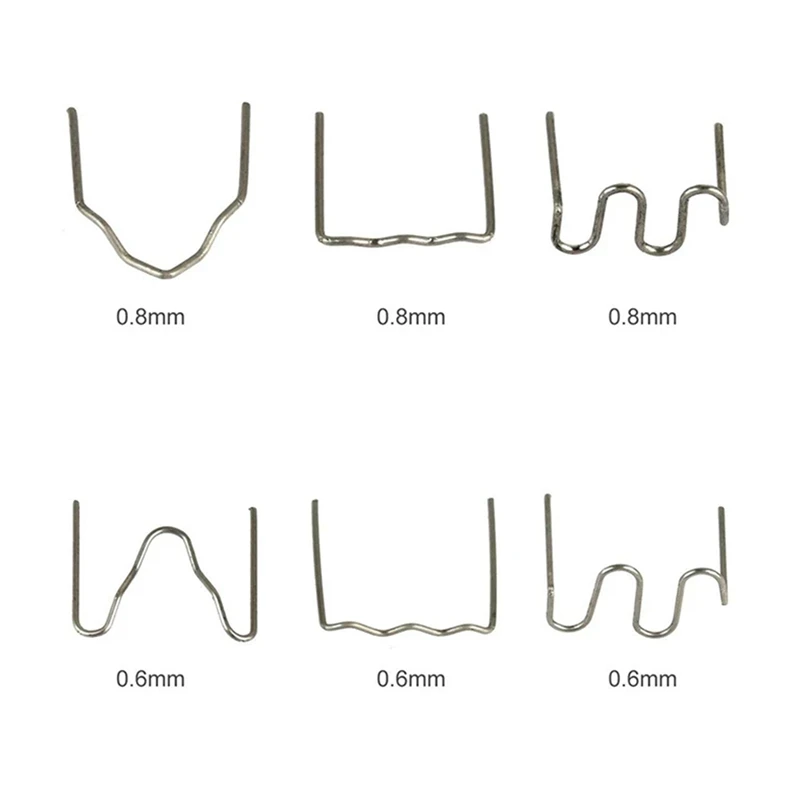 600PCS Staples For Hot Stapler Set Bumper Repair Staples Welding Plastic Clip Stapler For Soldering Bumper