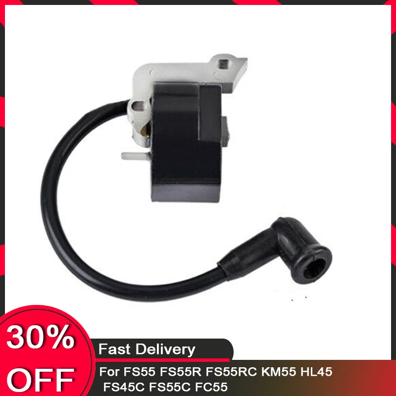 Катушка зажигания подходит для триммера FS55 FS55R FS55RC KM55 HL45 FS45C FS55C FC55